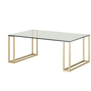 Couchtisch - gold - Materialmix - 70 cm - 44 cm | Möbel Kraft