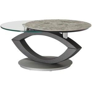 Couchtisch - grau - Materialmix - 60 cm - 40 cm | Möbel Kraft