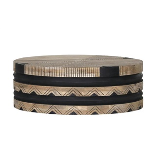 Couchtisch Groove ¦ holzfarben ¦ Maße (cm): H: 35 Ø: 80