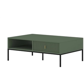 Couchtisch - grün - Materialmix - 68 cm - 39,9 cm | Möbel Kraft