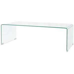 Couchtisch Hartglas 98x45x30 cm Transparent