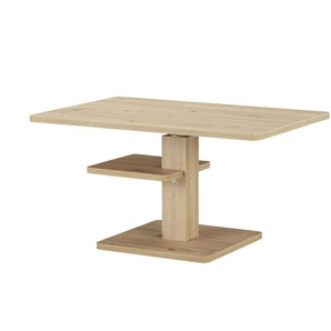 Couchtisch - holzfarben - Materialmix - 60 cm - 48 cm | Möbel Kraft