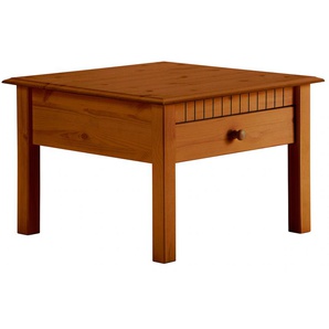 Couchtisch HOME AFFAIRE Tische Gr. B/H/T: 60 cm x 42 cm x 60 cm, braun (kirschbaumfarben) Couchtisch Eckige Couchtische Holz-Couchtische Tisch