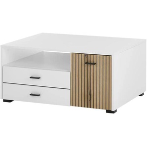 Couchtisch  Hudson ¦ weiß ¦ Maße (cm): B: 90 H: 43