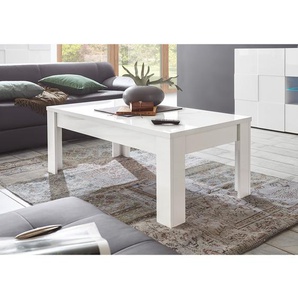 Couchtisch 122 x 45 x 66cm Weiß