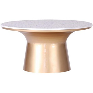 Couchtisch Juki Ø 76cm Gold