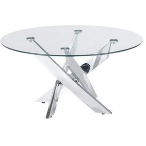 Couchtisch Karlum ¦ transparent/klar ¦ Maße (cm): H: 45 Ø: 80