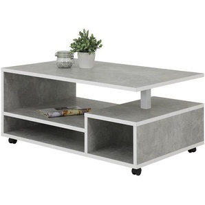 Couchtisch Kee 110 x 50 x 68cm Grau/Beton Dekor