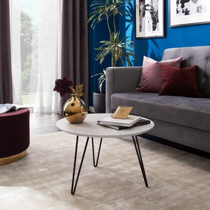 Couchtisch Kess Ø 60cm Grau