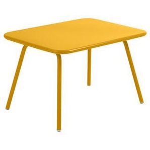 Couchtisch Luxembourg Kid metall gelb / Kindertisch - 75 x 55 cm - Fermob -