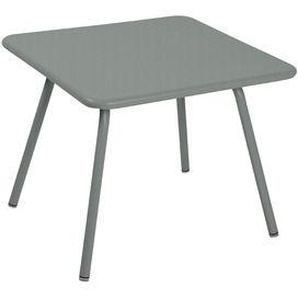 Couchtisch Luxembourg Kid metall grau / Kindertisch - 57 x 57 cm - Fermob -
