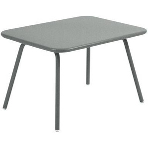 Couchtisch Luxembourg Kid metall grau / Kindertisch - 75 x 55 cm - Fermob -