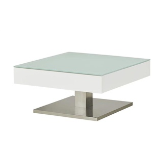 Couchtisch  Malediven ¦ weiß ¦ Maße (cm): B: 75 H: 38