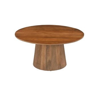 Couchtisch Mango Natural ¦ holzfarben ¦ Maße (cm): H: 38 Ø: 80