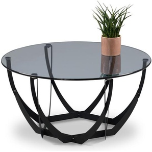 Couchtisch Maya 2, grau, schwarz