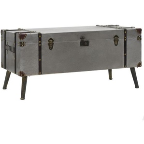 Couchtisch MDF und Aluminium 102x51x47,5 cm