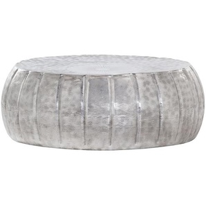 Couchtisch Melur 85 x 32 x 85cm Silber/Silber
