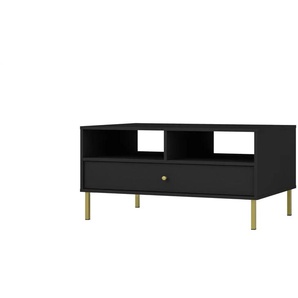 Selsey Couchtisch mit Schublade - grau - Materialmix - 65 cm - 50 cm | Möbel Kraft