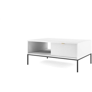 Selsey Couchtisch mit Schublade  Vellore ¦ weiß ¦ Maße (cm): B: 68 H: 46