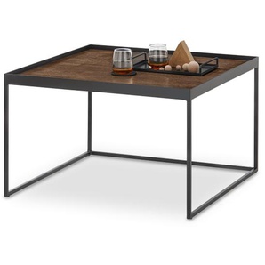 Couchtisch Orlando, Räuchereiche massiv, 80 cm