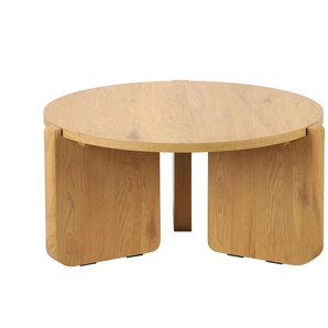Couchtisch  Preffines ¦ holzfarben ¦ Maße (cm): B: 80 H: 40  Ø: 80