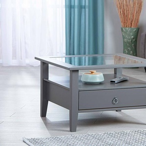 Couchtisch Provence 75 x 75cm Grau/Grau