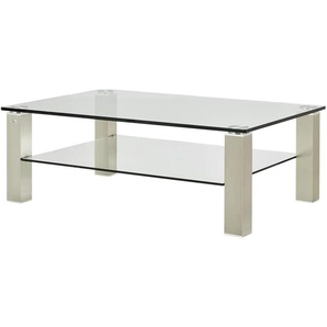 Couchtisch  Rimini ¦ transparent/klar ¦ Maße (cm): B: 80 H: 42,5