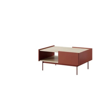 Couchtisch  Color ¦ rot ¦ Maße (cm): B: 97 H: 45