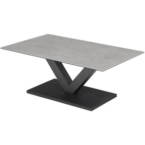 Couchtisch Sapporo, Keramik grau