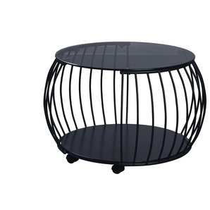Couchtisch  Sardinien ¦ grau ¦ Maße (cm): H: 45,5  Ø: 60