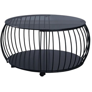 Couchtisch  Sardinien ¦ grau ¦ Maße (cm): H: 46  Ø: 80