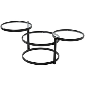 Couchtisch   ¦ schwarz ¦ Maße (cm): B: 140 H: 43