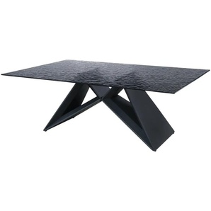 Couchtisch - schwarz - Materialmix - 70 cm - 40,5 cm | Möbel Kraft