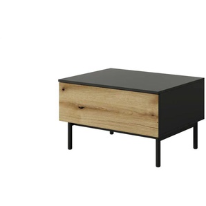Couchtisch - schwarz - Materialmix - 80 cm - 48 cm | Möbel Kraft