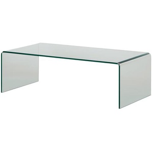 Couchtisch aus Glas Tessera ¦ transparent/klar ¦ Maße (cm): B: 55 H: 35