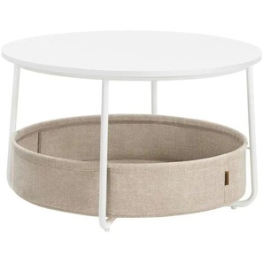 Couchtisch  Lilley ¦ weiß ¦ Maße (cm): B: 75 H: 45