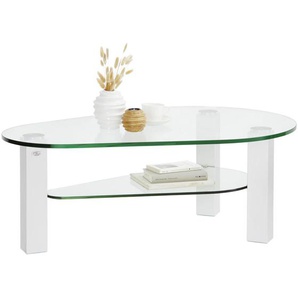 Couchtisch, Titan, Metall, Glas, Freiform, eckig, 75.7x42.5 cm, Wohnzimmer, Wohnzimmertische, Couchtische, Glas-Couchtische