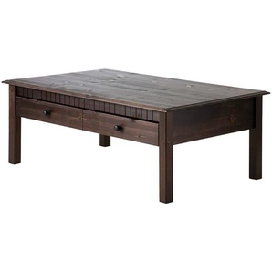 Couchtisch Toila I 110 x 42 x 70cm Braun/Kiefer Havanna