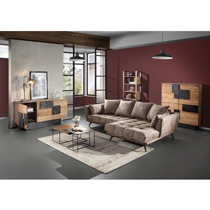 Couchtisch Tokko 2er-Set 70 x 41 x 70cm Messing