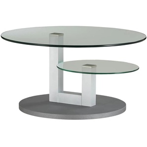 Couchtisch  Verden ¦ silber ¦ Maße (cm): H: 43  Ø: 80