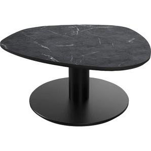 Couchtisch VIERHAUS Tische schwarz (hpl marmor marbel grigio, anthrazit, schwarz, grau) Couchtisch Runde Couchtische rund oval