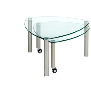 Couchtisch  Vilshofen ¦ transparent/klar ¦ Maße (cm): B: 80,5 H: 43