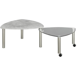 Couchtisch  Vöhringen ¦ grau ¦ Maße (cm): B: 85 H: 43,5