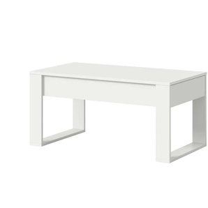 Couchtisch   ¦ weiß ¦ Maße (cm): B: 110 H: 53