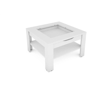 Couchtisch  Ralph ¦ weiß ¦ Maße (cm): B: 67 H: 43