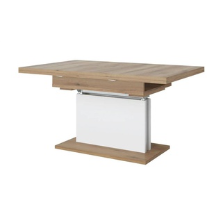 Couchtisch - weiß - Materialmix - 110 cm - 59 cm - cm 70,0 | Möbel Kraft