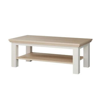 Couchtisch - weiß - Materialmix - 60,4 cm - 43,6 cm | Möbel Kraft