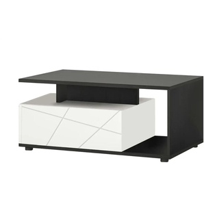 Couchtisch - weiß - Materialmix - 64 cm - 45 cm | Möbel Kraft