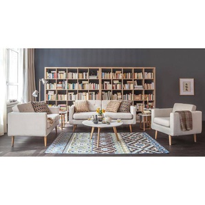 Couchtisch Wilma I Ø 90cm Weiß/Matt Weiß