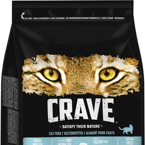 Crave Adult mit Lachs und Weißfisch Katzenfutter 2,8 kg GLO629206427